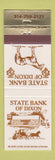 Matchbook Cover - State Bank of Dixon IL? Horse