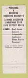 Matchbook Cover - Everett National Bank MA