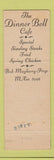 Matchbook Cover - Dinner Bell Cafe Seattle WA Seattle Belle Horse