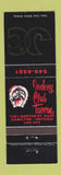 Matchbook Cover - Jockey Club Tavern Hamilton ON horse #2