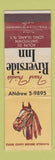 Matchbook Cover - Frank Friede's Riverside Inn Smithtown LI Long Island NY WEAR
