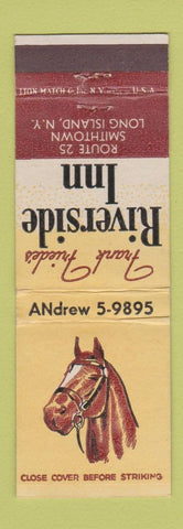 Matchbook Cover - Frank Friede's Riverside Inn Smithtown LI Long Island NY WEAR