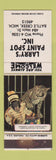 Matchbook Cover - Larry's Paint Spot Battle Creek MI monkey WEAR