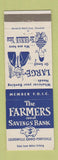 Matchbook Cover - Farmers and Savings Bank Loudonville Perrysville OH piggy bank