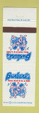 Matchbook Cover - Burbank's BBQ Ribs pig