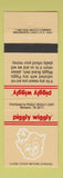 Matchbook Cover - Piggly Wiggly grocery pig