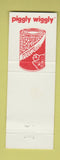 Matchbook Cover - Piggly Wiggly grocery pig