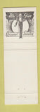 Matchbook Cover - Clair's Tuxedo Shop penguin Battle Creek MI