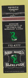 Matchbook Cover - Bobby Moore's Blind Fish St Clair Shores MI