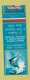 Matchbook Cover - Anthony's Fish Grotto San Diego LA Jolla CA