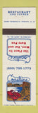 Matchbook Cover - Coastline Restaurant lobster