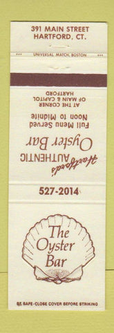 Matchbook Cover - The Oyster Bar Hartford CT