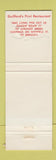 Matchbook Cover - Bernice's Restaurant lobster Guilford CT