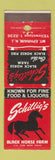 Matchbook Cover - Schillig's Black Horse Farm Mount Ephraim NJ