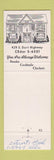 Matchbook Cover - Colony House Flint MI
