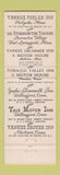 Matchbook Cover - Yankee Pedlar Inn Holyoke MA