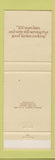 Matchbook Cover - Publick House Sturbridge MA Ebenezer Crafts