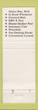 Matchbook Cover - Heritage Inn Traverse City MI