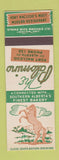 Matchbook Cover - The Palomino Restaurant Fort Macleod AB
