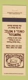 Matchbook Cover - Frontier Grill Motel