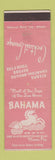 Matchbook Cover - Bahama Restaurant Miami FL