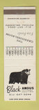 Matchbook Cover - Black Angus Motel Poteau OK