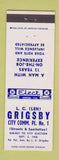 Matchbook Cover - LC Grigsby City Commissioner Election 1958