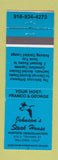 Matchbook Cover - Johnson's Steak House Willows CA