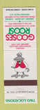 Matchbook Cover - Goose's Rooster Niagara Falls NY