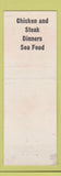 Matchbook Cover - Goose Edgg Inn Casper WY