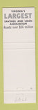 Matchbook Cover - Mutual Federal Savings Norfolk Portsmouth Virginia Beach VA