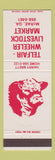 Matchbook Cover - Telfair Wheeler Livestock Market McRae GA cow