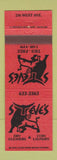 Matchbook Cover - Steve's Dry Cleaners Laundry Bull Tallmadge OH
