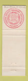 Matchbook Cover - Citizens National Bank Herndon VA Chantilly