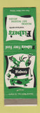 Matchbook Cover - Fisher's Restaurants Pasadena Arcadia CA
