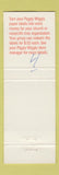 Matchbook Cover - Piggly Wiggly grocery pig