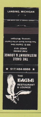 Matchbook Cover - Eagle Restaurant Lansing MI