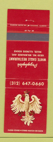 Matchbook Cover - Przybylo's White Eagle Restaurant Niles IL