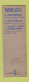 Matchbook Cover - Hotel Phillips Cabana Kansas City MO
