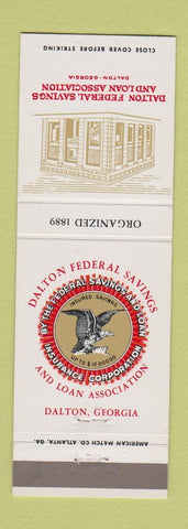 Matchbook Cover - Dalton Federal Savings and Loan GA