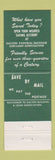 Matchbook Cover - Dalton Federal Savings and Loan GA