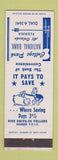 Matchbook Cover - College Park National Bank Orlando FL