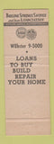 Matchbook Cover - Boiling Springs Savings Rutherford NJ