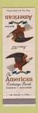 Matchbook Cover - American Exchange Bank Madison WI