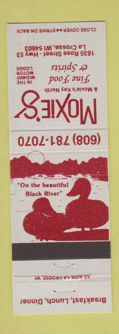 Matchbook Cover - Moxie's Restaurant La Crosse WI duck