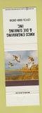 Matchbook Cover - Amco Engraving Die Sinking