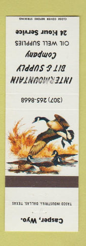 Matchbook Cover - Intermountain Bit and Supply Oil Well Casper WY