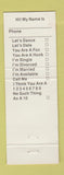 Matchbook Cover - Horny Toad Lounge Littleton Colorado RED