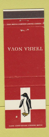 Matchbook Cover - Terra Nova penguin Canadian Battle Ship