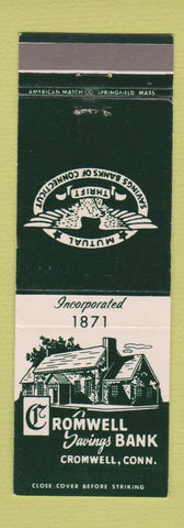 Matchbook Cover - Cromwell Savings Bank CT